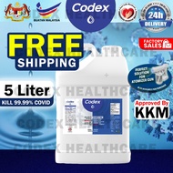 ✅KKM APPROVED✅Codex Sanitizer Codex Nano Mist Sanitizer 5L Liquid Disinfectant Sanitizer Non-Alcohol  消毒药水 消毒液
