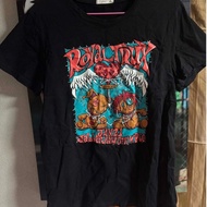This Black T-Shirt Is A Collage Between Hysteric Glamour And The Royal Trux Rock Band.