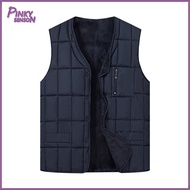 Yoewre Men Base Layer Vest V-neck Quilted Vest Mens V-neck Sleeveless Quilted Vest Coat with Zipper