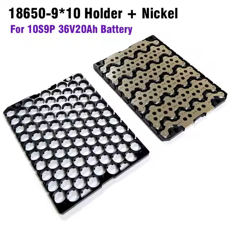 18650 Battery Holder 9×10 And Nickel Tape For 10S9P 36V 20Ah 25Ah Lithium Battery Pack 36V 9*10 9P10