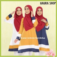 [READY STOCK] BLOUSE AYLEEN MERDEKA DESIGN