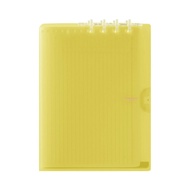 KING JIM COMPACK 可對折活頁筆記本-透明黃色A4 (9956TY-YL)