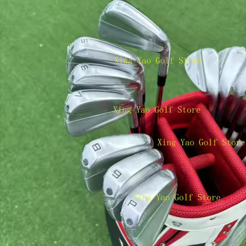 Golf Club 790 4th silver Iron Set With Steel/Graphite Shaft With Head Covers 7pcs(4,5,6,7,8,9,P)