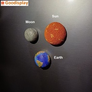 Various space planet shaped fridge magnet toys
