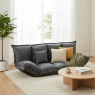 โซฟาปรับนอน รุ่น RIONA ผ้าสีเทาดำ