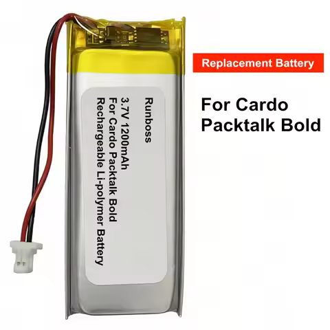 3.7V 1200mAh Wireless Motorcycle Bluetooth Headset Battery 592653 Battery For JBL Cardo Packtalk Bol