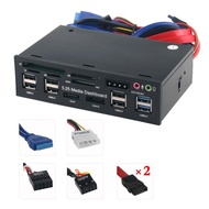 supergoodsales Media Dashboard 5.25in USB3.0 5Gbps Transmission LED Indicator Support M2 TF MMC MS C