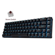 Royal Kludge RK61 61 Keys RGB Bluetooth 2.4G Wireless 60% Mechanical Gaming Mini Keyboard Hot Swappable Brown Switch