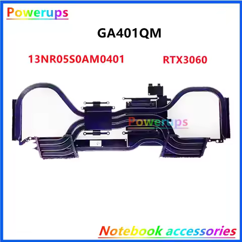 New Original Laptop CPU/GPU Cooler Heatsink For Asus ROG Zephyrus G14 GA401 GA401QM GA401QE 2021 13N