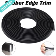 HSHELANXB Door Edge Strip, U Shape Black Edge Trim Strip,  Rubber Edge Protector Doors