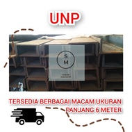 Besi Kanal U/Besi UNP 50 Panjang 6 Meter