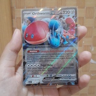 Orthworm EX RR SV7S 117/166 Pokemon TCG Indonesia Trading Card Game