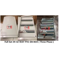 39-42 Way PVC DB BOX ( Three Phase ) Full Set