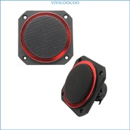VIVI 98MM Square Tweeter Speakers With Mesh Cover For Indoor And Outdoor Music