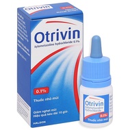 Thuốc nhỏ mũi Otrivin 0.1% giảm triệu chứng nghẹt mũi, viêm mũi dị ứng