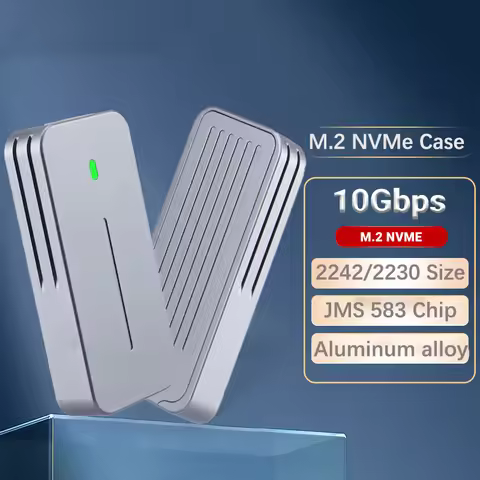 2230 2242 M.2 NVMe SSD Enclosure to USB3.1 Type-A Type C Gen 2 M2 SSD Case 10Gbps External Box for N