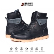 Bradleys Phantom Black - Men's Leather Boots