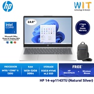 HP 14-ep1143TU (Intel Core 5 120U /16GB-32GB RAM /512GB SSD /14" FHD /Office /W11 /2 Years Warranty)