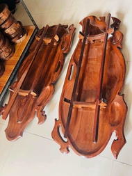 Magkuno Wood Double Stand Lechon Tray Ironwood 30-50 kls Lechon