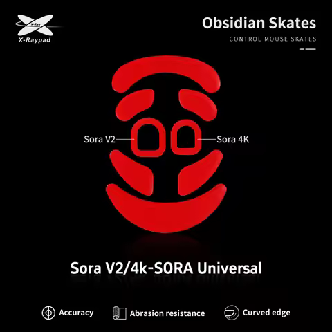 Xraypad Obsidian Skates for Ninjutso Sora 4K & Sora V2 (Universal)