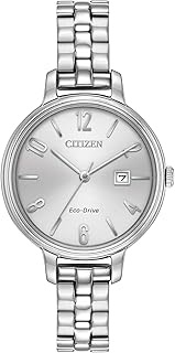 Citizen Women's 'Silhouette' Quartz Stainless Steel Casual Watch, Color:Silver-Toned