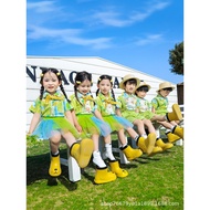 Elementary School Children Class Uniforms Kindergarten Cheerleading Team Graduation Photo Performanc