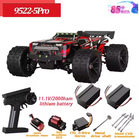 9522PRO 85KM/H High-speed RC Car Brushless Four-wheel Drive Off-road Drift 1:16 Professional Racing 