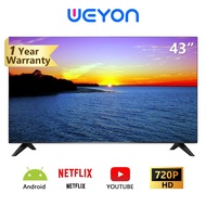 WEYON Smart TV LED HD สมาร์ททีวี ขนาด 32 นิ้ว/40 นิ้ว/43 นิ้ว รับประกันศูนย์ 1 ปี 32 นิ้ว