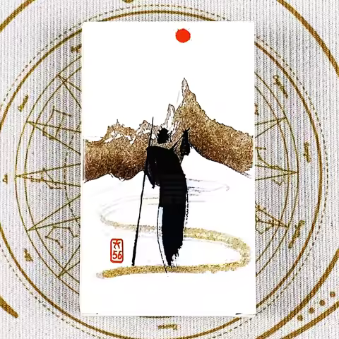 Hot Selling Tarot Cards A 64 Chinese Style Oracle English Visions Divination Edition Deck Borad Play