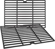 Uniflasy Cast Iron Cooking Grid Grates for Dyna-Glo DGF350CSP-D 2-Burner Open Cart Propane Gas Grill