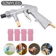 Air Sandblasting Gun Kit With Siphon Feed Nozzles Multipurpose Pipe Sand Blaster For Surface Polishi