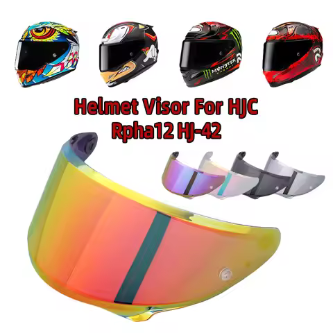 Visor For HJC Rpha12 HJ42 Motorcycle Helmet Replace Anti-Scratch UV Protection Shield Cascos Moto Vi
