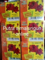 Teh wangi cap bunga mawar 1pack isi 10kotak BUBUk