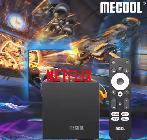MECOOL KM9 PRO MAX Android TV Box 2GB RAM 32GB Storage 4K HDR Google Certified IP TV with WIFI5 2T2R