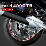 Motorcycle Wheel Sticker 17 Inch Rim Tape Waterproof Wheel Decal for Kawasaki GTR 1400 GTR1400 1400G