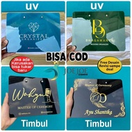 CUE CARD MC ACRYLIC PREMIUM COSTUME COLOR FOR WEDDING EVENTS A5 SIZE