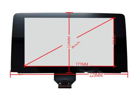 New 8 Inch Replacement Touch Screen Glass Digitizer TK49-61-1J0 For Mazda CX-9 2016-2019 Car CD Audi