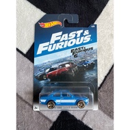 Hotwheels 70 Ford Escort RS1600 Fast & Furious FF
