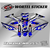 Striping WR155-Abstract Yamaha WR 155 Racing Decal Hologram Sticker