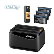 For Insta360 X5 Battery Charger Shadow Stone X5 Battery Charging Stand Storage Compartment Can Store