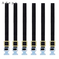 Adepe 6Pcs Luggage Rope Roof Rack Tie Down Strap 1/10 Professional Repair Portable Sturdy for RC Car
