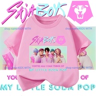 COD (24 Hours Delivery) Kpop Demon Hunters Cotton 1 Shirt 100-150CM N131