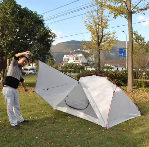 Ultralight 2 Person Camping Tents with Footprint - CZX-450 Camping Tent with Carry Bag&Footprint, Ai