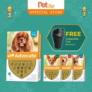 Advocate For Dog - Anti Ticks and Fleas No Bite Spot On Parasite Prevention for Dog [Clearance - EXP