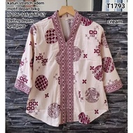 T1793 batik Blouse lgn 7per8