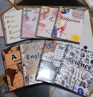 Customized Spiral Notebook with Subject name