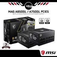 MSI MAG A750GL / A850GL PCIE5 | ATX 3.0 Compatible | PCIe 5.0 | 80+ GOLD | Full-Modular Power Supply