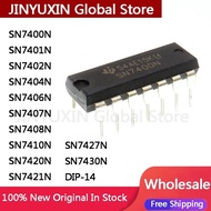 1-5Pcs SN7400N SN7401N SN7402N SN7404N SN7406N SN7407N SN7408N SN7410N SN7420N SN7421N SN7427N SN743