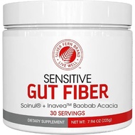 Sensitive Gut Fiber Supplement - Each Tub = 30 Scoops = 30 Day Supply - 6 Grams of Dietary Fiber Per