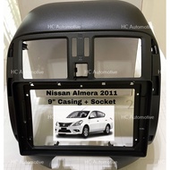 Nissan Almera 2011 Android 9" Player Casing